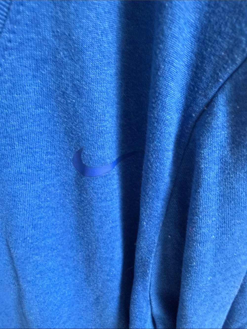 Nike Women's Long Sleeve V-Neck Dri-FIT Top - Royal Blue
